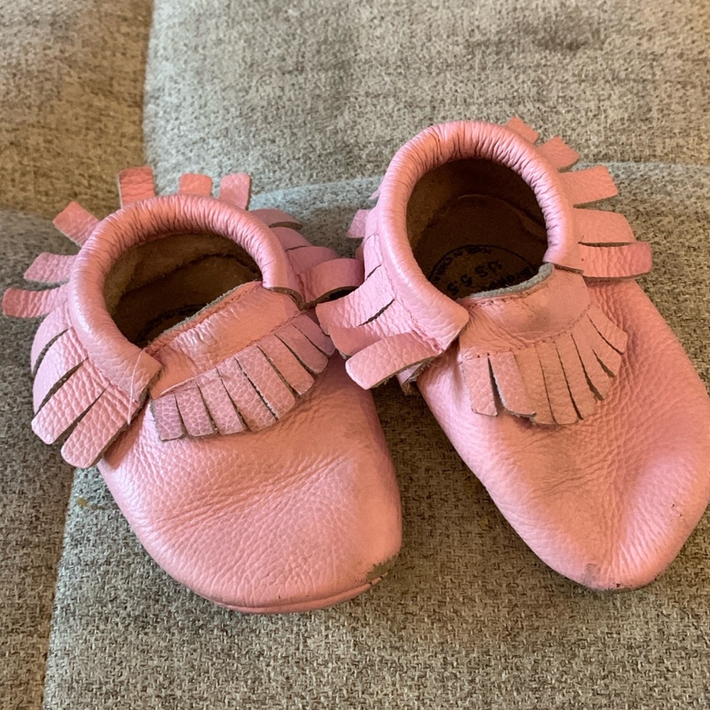 Bird Rock baby Moccasins size 5.5